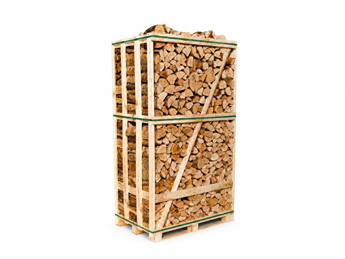 2 RM Einwegpalette Kaminholz Buche
